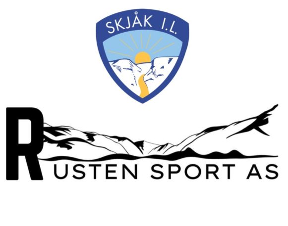 Logo Skjåk IL og logo Rusten sport
