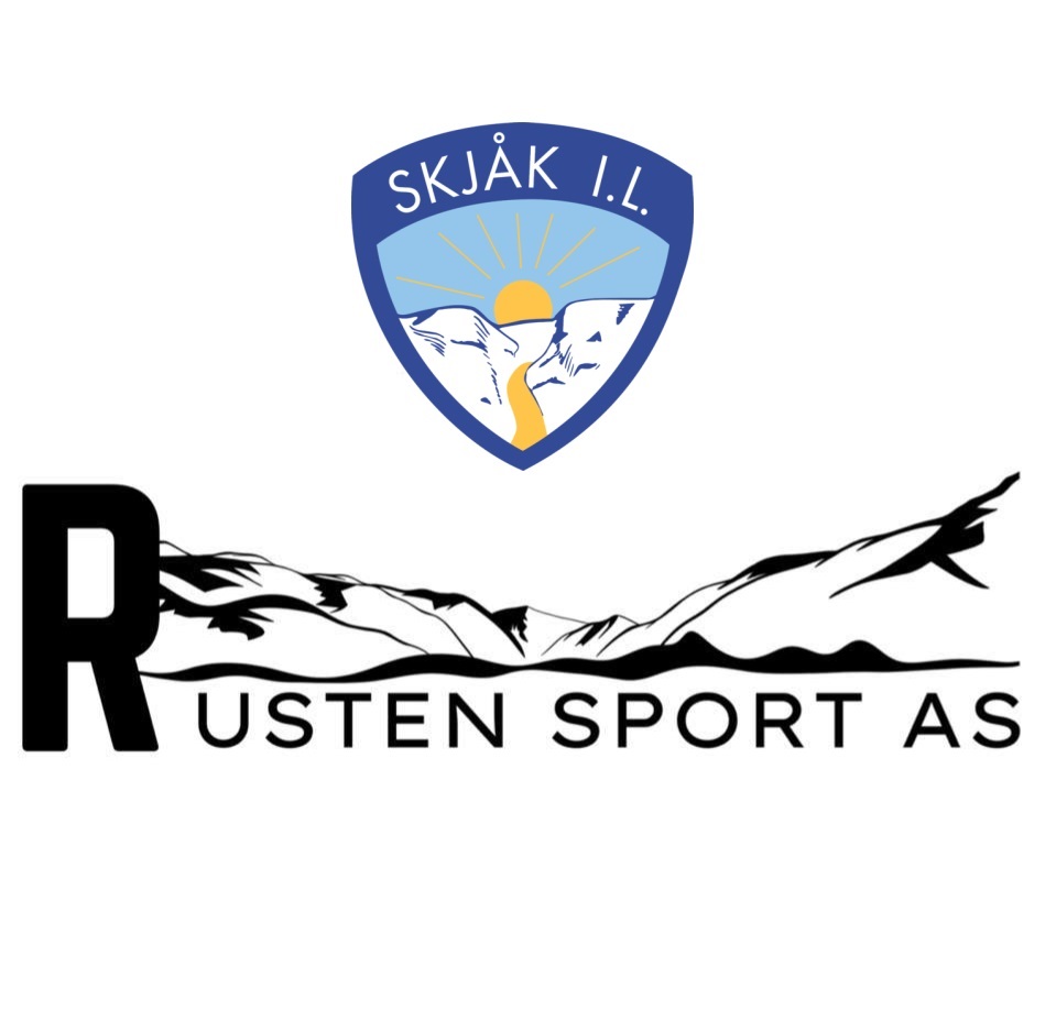 Logo Skjåk IL og logo Rusten sport